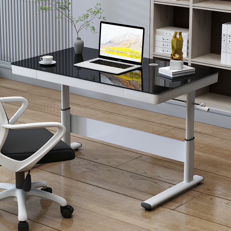 핸드 리프트/서랍/블랙 강화 유리