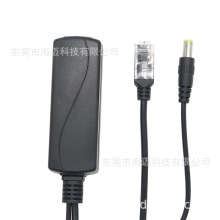 RJ45���Dĸ+DC5521�W�j�� DC5.5ˮ���^��X�W�� һ�ֶ���ĸ���L��