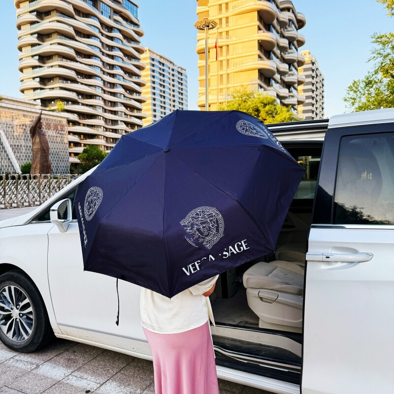 【经典大牌雨伞】遮阳蛇女头全自动三折伞八骨车载逛街必备伞防晒|undefined