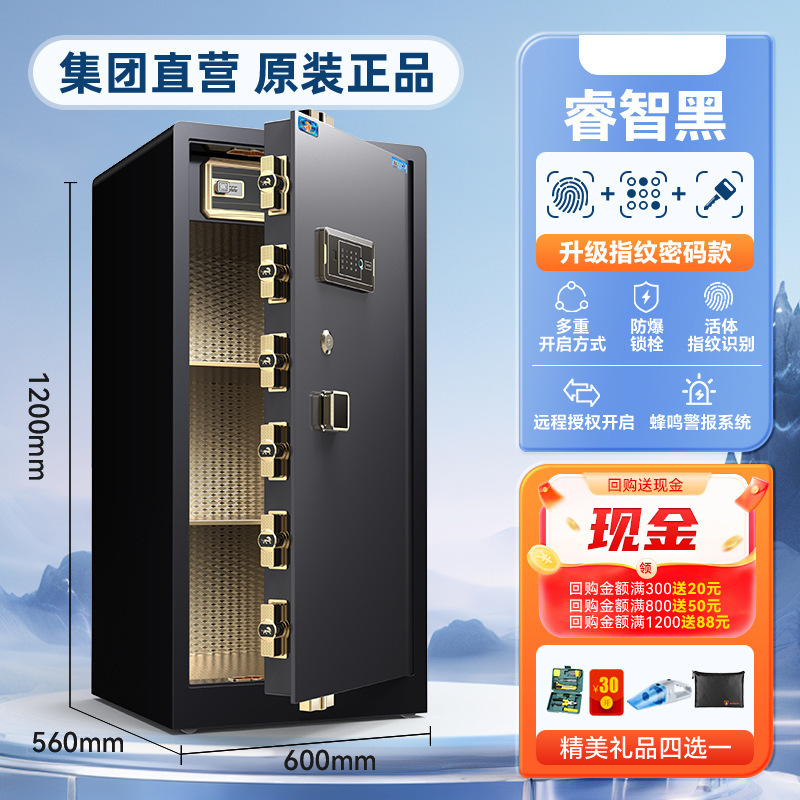 金庫ホーム 2025 新しい盗難防止金庫オフィス 60/80 センチメートル 1m /1.2 指紋パスワード|undefined