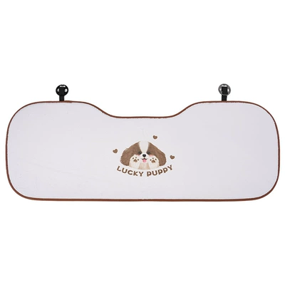 Seat cushion, seat cover, cushion, cartoon cute single-piece car - rabbit-fur-three-dimensional-shih-tzu-dog-seat-cushion-for-the-back-seat