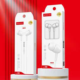 Q6耳机 品牌耳机批发适用于3.5孔耳机立体声耳机批发通话线控耳