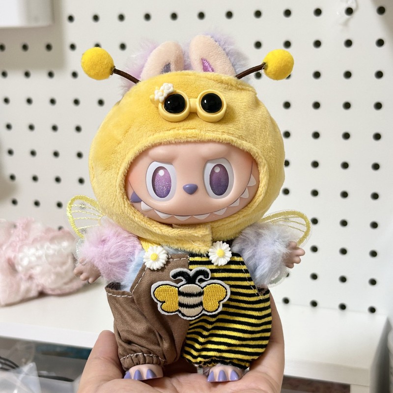 17cmlabubu ベビー服 Labubu 3.0 ベビー服第一世代と第二世代座りパーティーブラインドボックス交換スカートセット|undefined