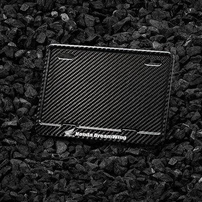 aluminum alloy license plate — Nömrə qabı - motorcycle-molded-dry-carbon-twill-weave-for-honda