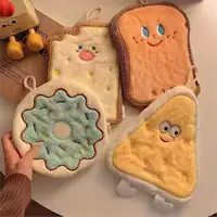 Серия для выпечки, коралловое бархатное сырное полотенце, подвесное мультяшное полотенце для рук, впитывающее утолщенное полотенце для ванной комнаты и кухни