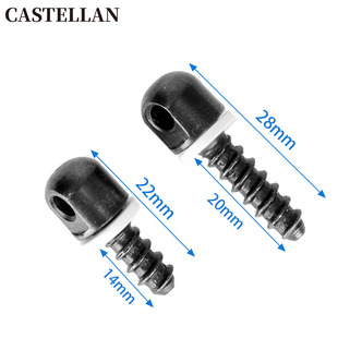 Steel wooden support screw QD strap buckle screw butterfly piece two-leg frame fastening screw two-piece set