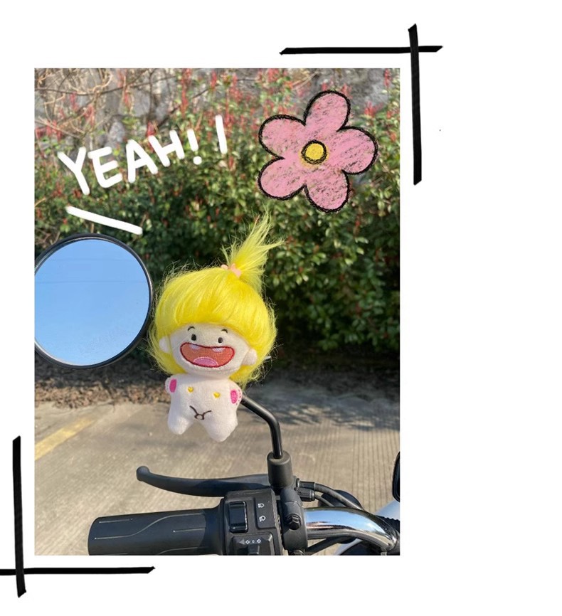自転車に付ける可愛い飾り