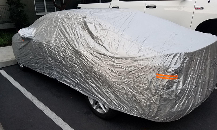 Spot Four-Season Universal Car Cover Plus Cotton Aluminum Mold Car Cover Waterproof and Dustproof Car Sunshade and Sun Protection Car Cover