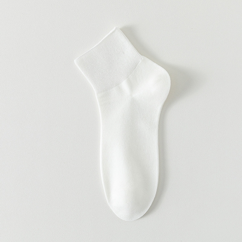 Calcetines de algodón de color sólido, calcetines de verano de mujer, calcetines sin costura, calcetines de mes, calcetines de paquete independiente, calcetines sueltas de color caramelo