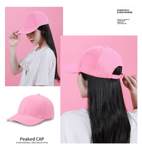 Cotton baseball cap plain sun hat bucket hat advertising hat with printing
