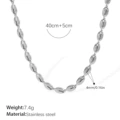 XL320S Silver Necklace