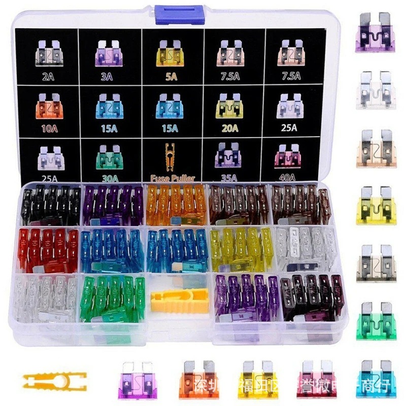 140Pcs-Blade-Fuses-Durable-Aut