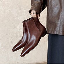 2025�ﶬ�¿�ţƤ���^���ݕr�bѥ�Ӻ������ȹ�Ӻ�ɫƽ�׶�ѥŮЬ