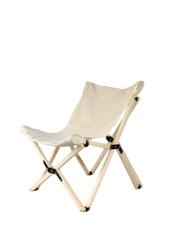 Outdoor Wooden Folding Chair Camping Seat Fishing Canvas Chair Road Trip Car Seat Leisure Sketching Chair