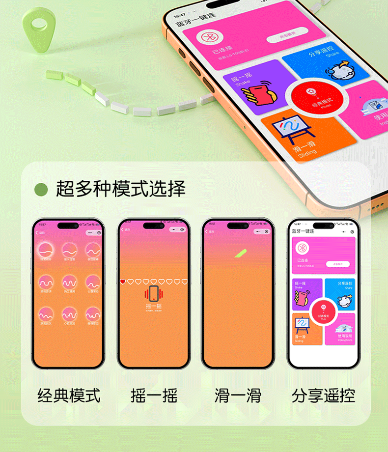 App-Controlled Wearable Egg Vibrator for Women, Quiet ABS Clover Design, Wireless Remote — detail image 34