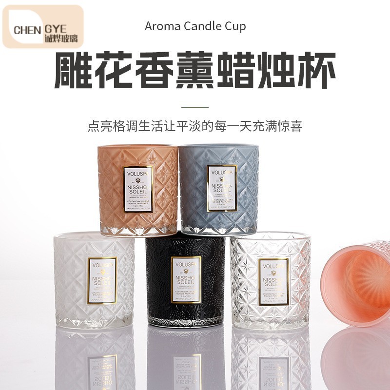 glass candle