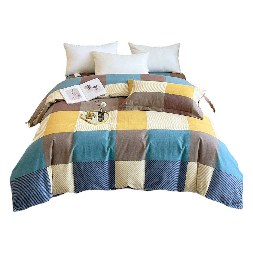 Хлопок один пододеяльник хлопок один осень и зима пододеяльник на заказ Новый Китайский Толстый шлифовальный пододеяльник один оптом