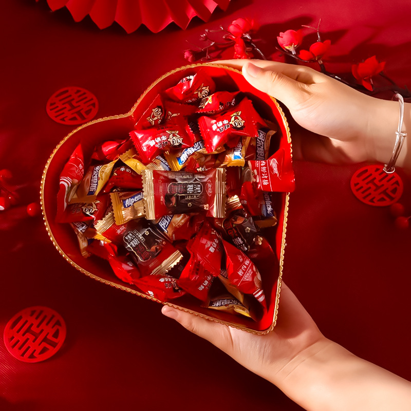 Matrimonios precoces preciosos decoración de la cama de la boda combinación de frutas secas cama de la cama plantilla de la cama para la boda