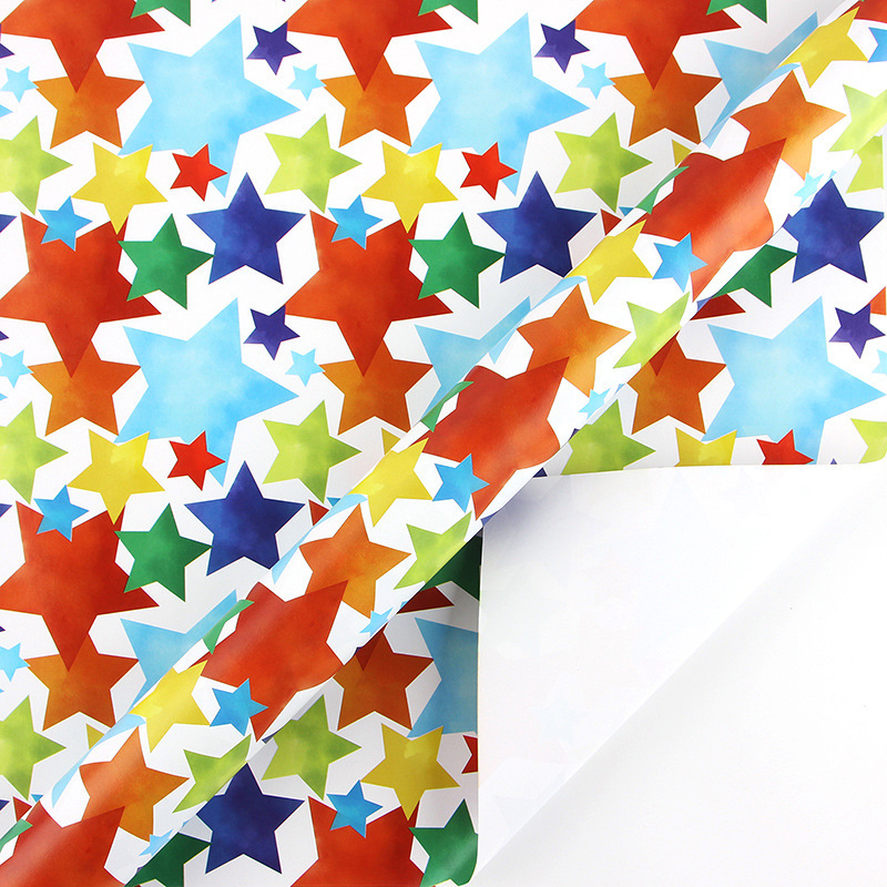 El popular juego de papel de regalo colorido de Amazon para el Día de San Valentín, papel de regalo para cumpleaños, papel de fondo para cubiertas de libros. image 12