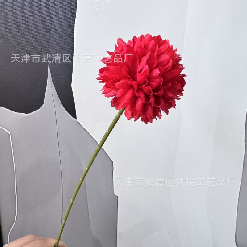 シミュレーション単枝球菊単枝刺球卓球菊タンポポ造花客間鉢植え生け花装飾クロスボーダー|undefined