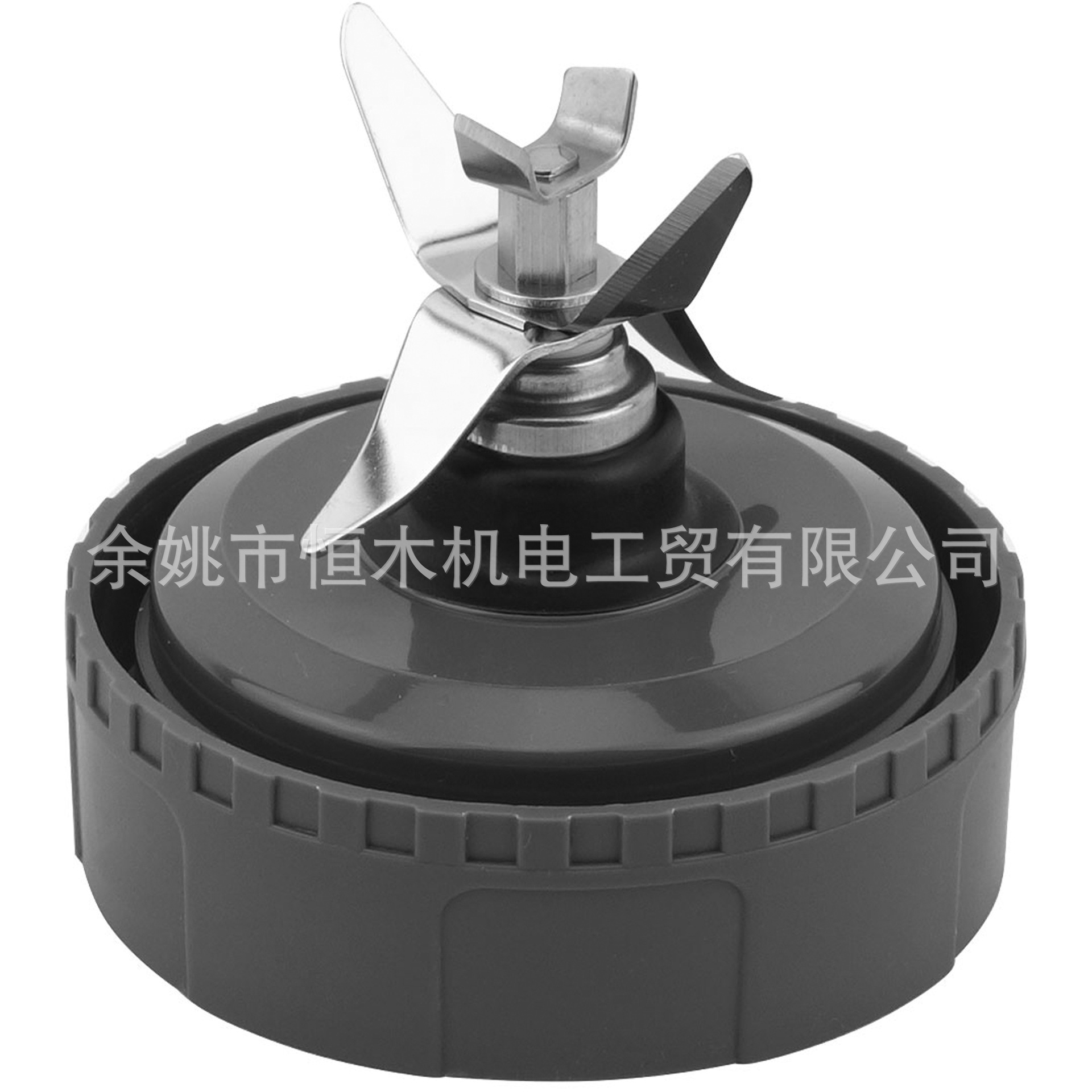 회색 고무 6 이빨 작은 칼 홀더 (원본) (원본)