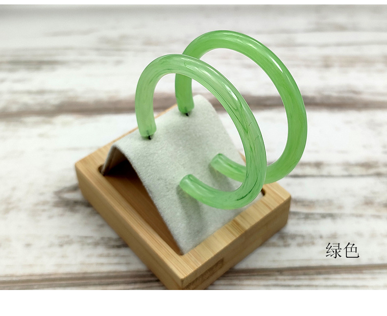 Fashion Style Coffee, Dark Blue, Grey, Pink, Green, Blue, Transparent, Black Color Simple C-shaped Big Ear Hoop Temperament Multicolor Hoop Earring