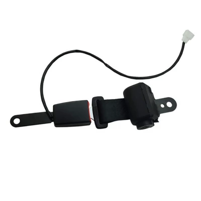 Golf cart safety belt: Car seat belt - semi-closed-retractor-15cm-normally-closed-wire-base