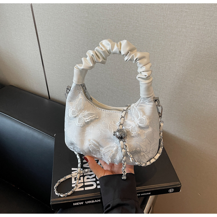 New Chinese-style embroidered bag for women, 2025 new summer commuting crossbody bag, niche ancient-style hand-held bucket bag undefined