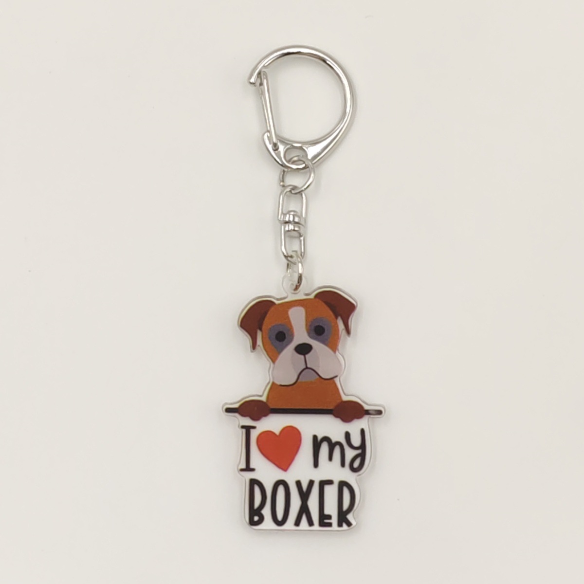 13g Weight Keychain Classification 1 Piece Quantity Holiday, Banquet, Travel Occasion Acrylic Material Letter, Dog Pattern Unisex Gender Ethnic Style, Simple Style Style Ethnic Style Simple Style Letter Dog Arylic Unisex Keychain 23