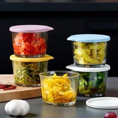 ガラス保存箱、ピクルス密封瓶、食品グレードの保存箱、冷蔵保存瓶、おかずピクルス瓶、包装箱