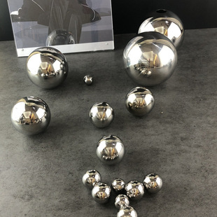 304 Stainless Steel Ball Hollow Ball Thickeneded 0.5mm Large Round Ball Mirror Polished Decorative Ornaments Metal Floating Ball