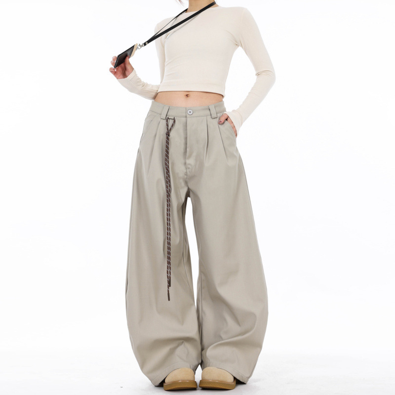 Free Sonata American Cleanfit Simple Double Pleated Draped Scimitar Pants for Men and Women Wide-Leg Sickle Pants Free Sonata American Cleanfit Simple Double Pleated Draped Scimitar Pants for Men and Women Wide-Leg Sickle Pants