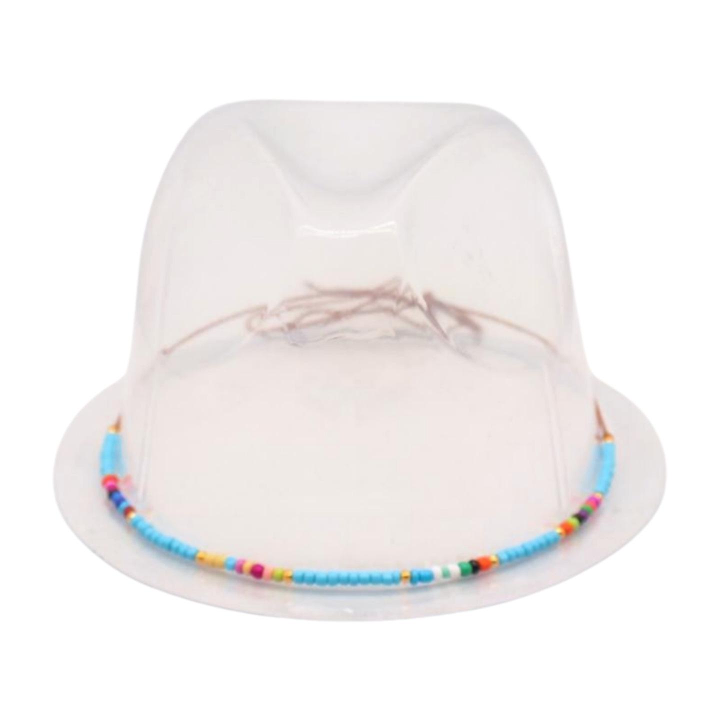 14g Weight Fascinator Hats Type Holiday, Daily Occasion turquoise Material Geometric Pattern All Seasons Season Unisex Gender Basic, Ethnic Style, Simple Style Style Unisex Basic Ethnic Style Simple Style Geometric Eaveless Hat Accessories 14