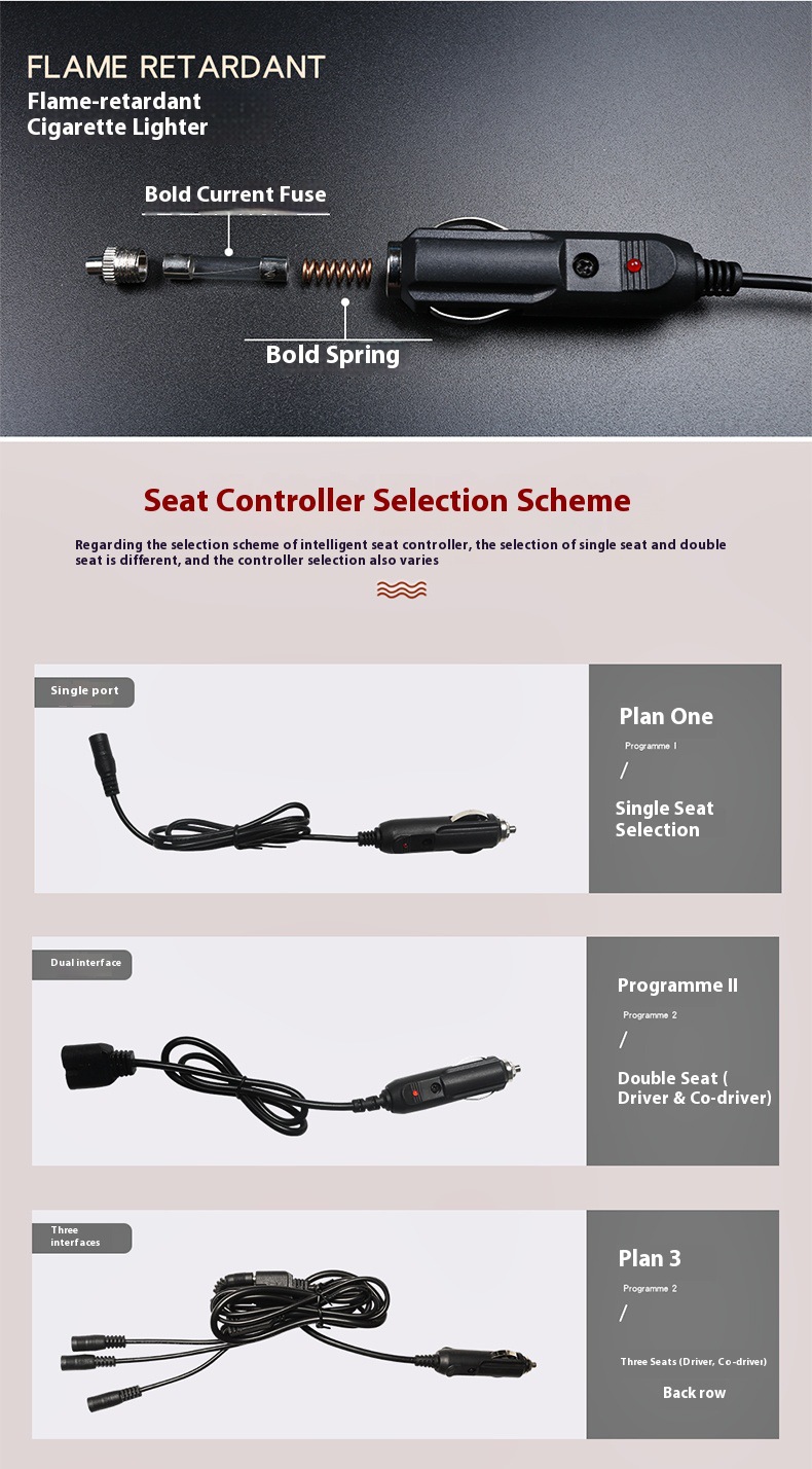 Heated Seat Cushion Fcc Certified Ce Winter Plush Cushion Car Plush Seat Cushion Car Accessories Winter Car Seat Cushion