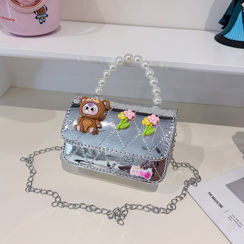 2025 verano nueva bolsa de hombro de viento de fragancia para mujeres espejo para niños extranjero bolsa de combinación Aisha pequeña princesa bolsa de mochila