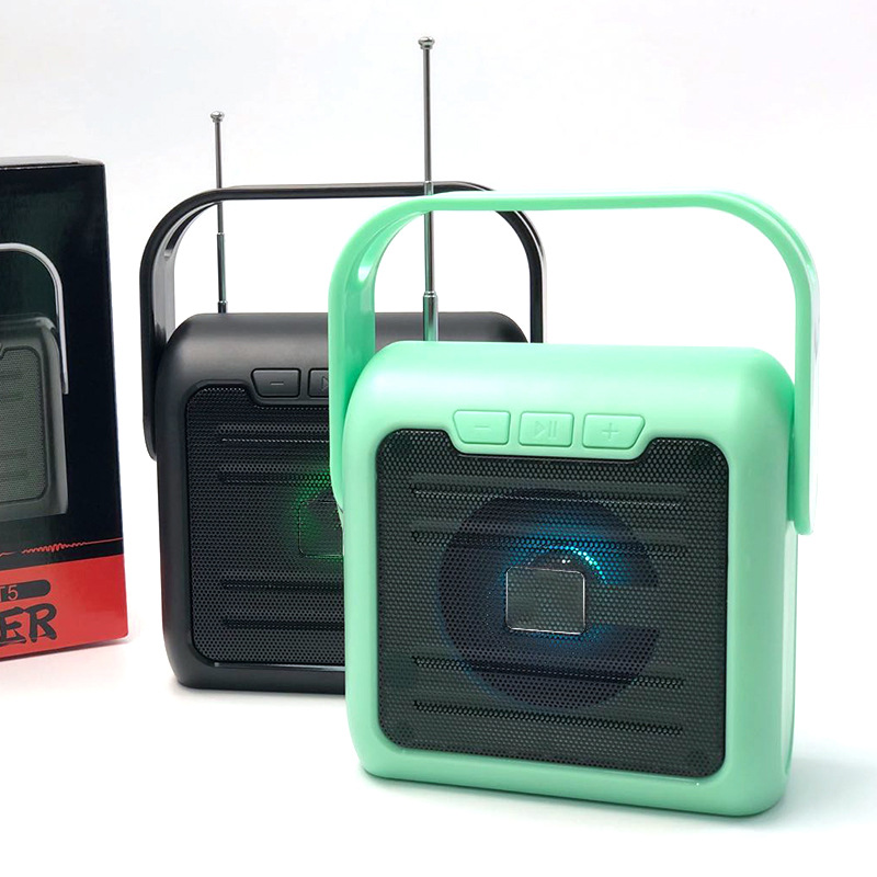 新款T5创意无线蓝牙音箱插卡户外运动立体声便携式手提迷你小音响