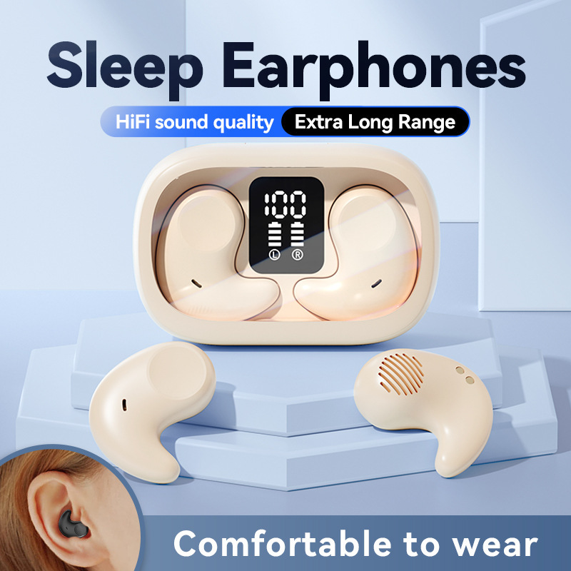 Cross-border chattering explosions private model Bluetooth headset sleep headset long wearing pain side lying headset manufacturers wholesale Cross-border chattering explosions private model Bluetooth headset sleep headset long wearing pain side lying headset manufacturers wholesale