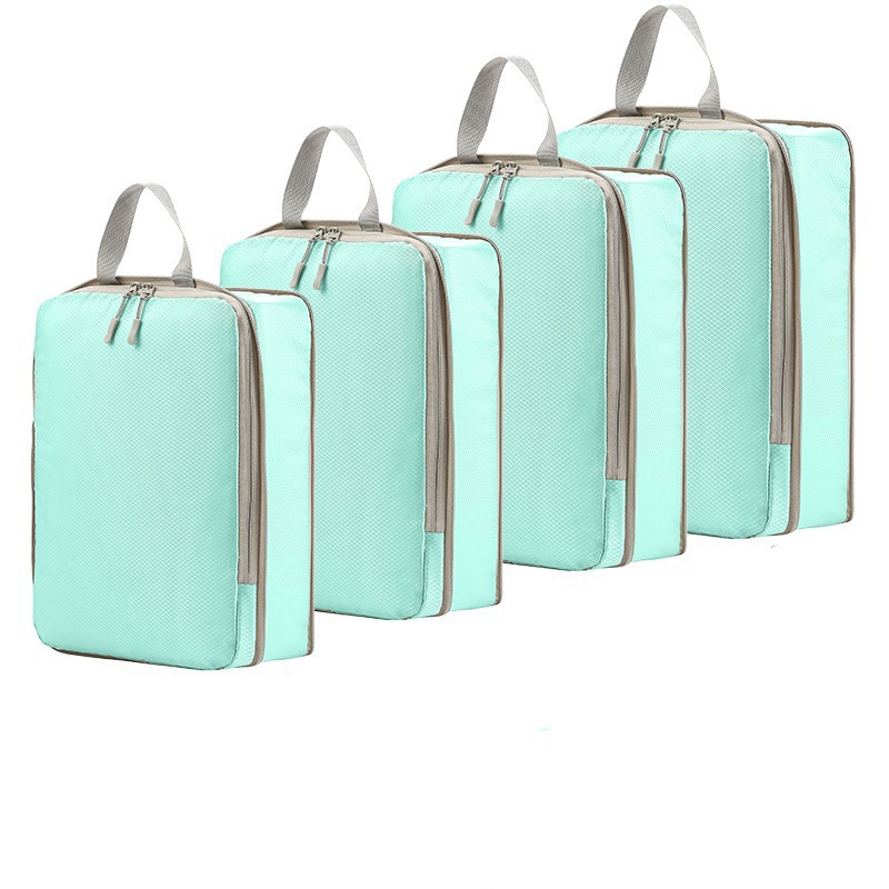 Cross-border Travel Storage Bag Compressed Four-piece Suit Washes Cosmetics Storage Bag Clothes Shoes Compressed Storage Bag