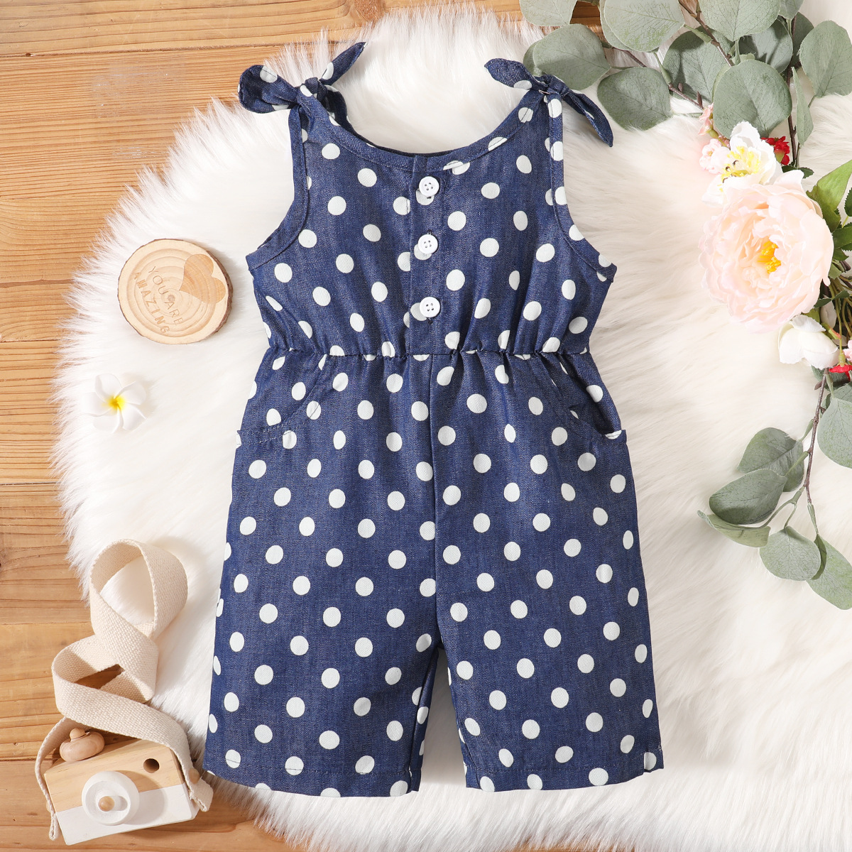 Girls' jumpsuit 2021 new foreign trade E...