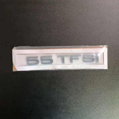 Audi A4, A6L, Q3, Q5, and Q7: Car logo - abs-55-tfsi-bright-silver