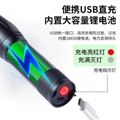 USB direct charging white yellow UV fənərlər