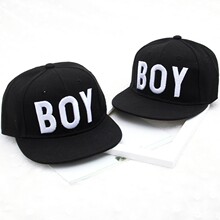 韩版儿童嘻哈帽子BOY棒球帽男童女童遮阳帽宝宝帽子鸭舌街舞帽潮