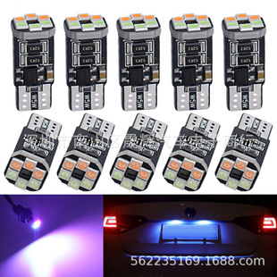 Новый Автомобильный светодиодный двухцветный свет ширины T10 3030 6SMD яркий Ледяной Синий Розовый декодирование CANBUS лицензионный свет