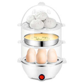 【蒸蛋器】小家电跨境煮蛋器 迷你蒸蛋机 智能温奶机家用煮蛋器