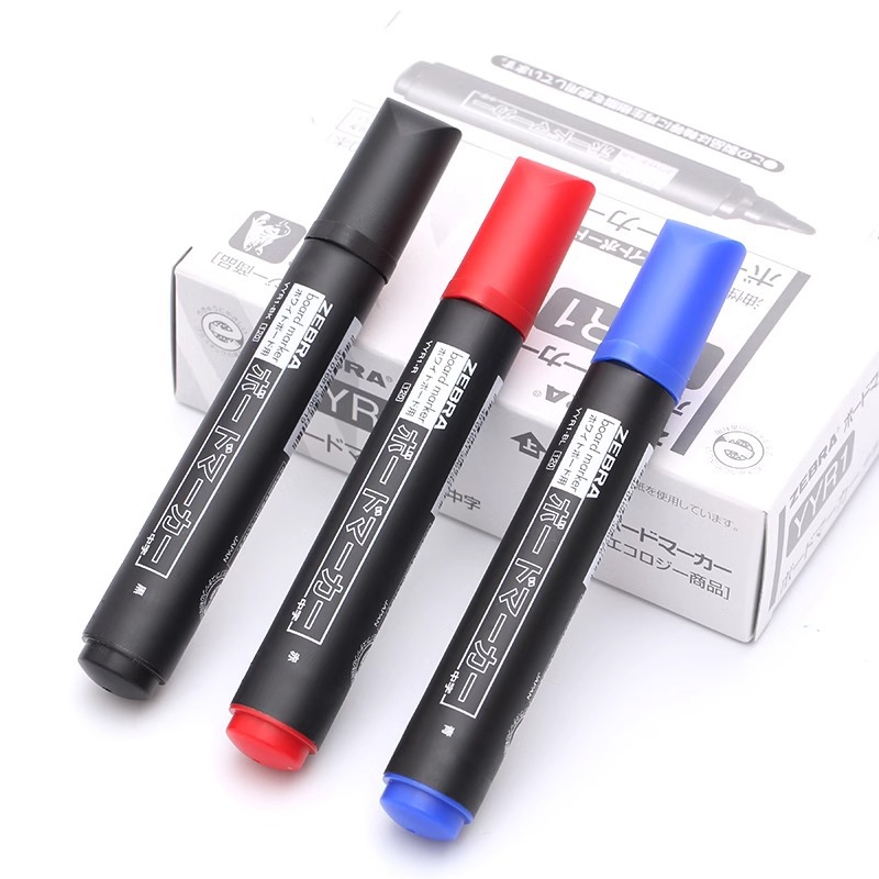 Japón ZEBRA marca Zebra lápiz de pizarra de secado rápido YYR1 lápiz de pizarra grande caracteres borrables reunión de oficina