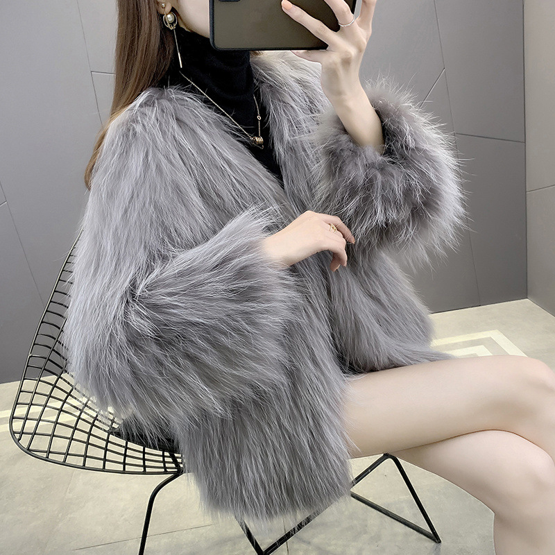 다크 그레이(두꺼운 양면 퍼)