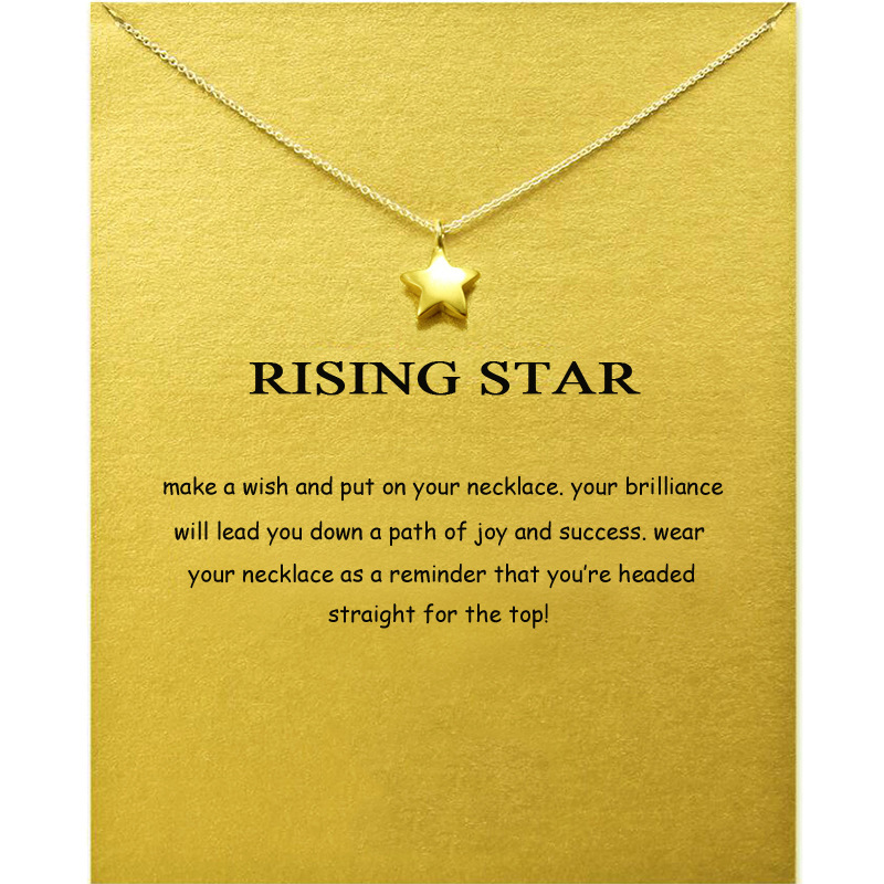 Ins-Style Star Pentagram Pendant Clavicle Chain, Women's Short Necklace, Popular Export Item