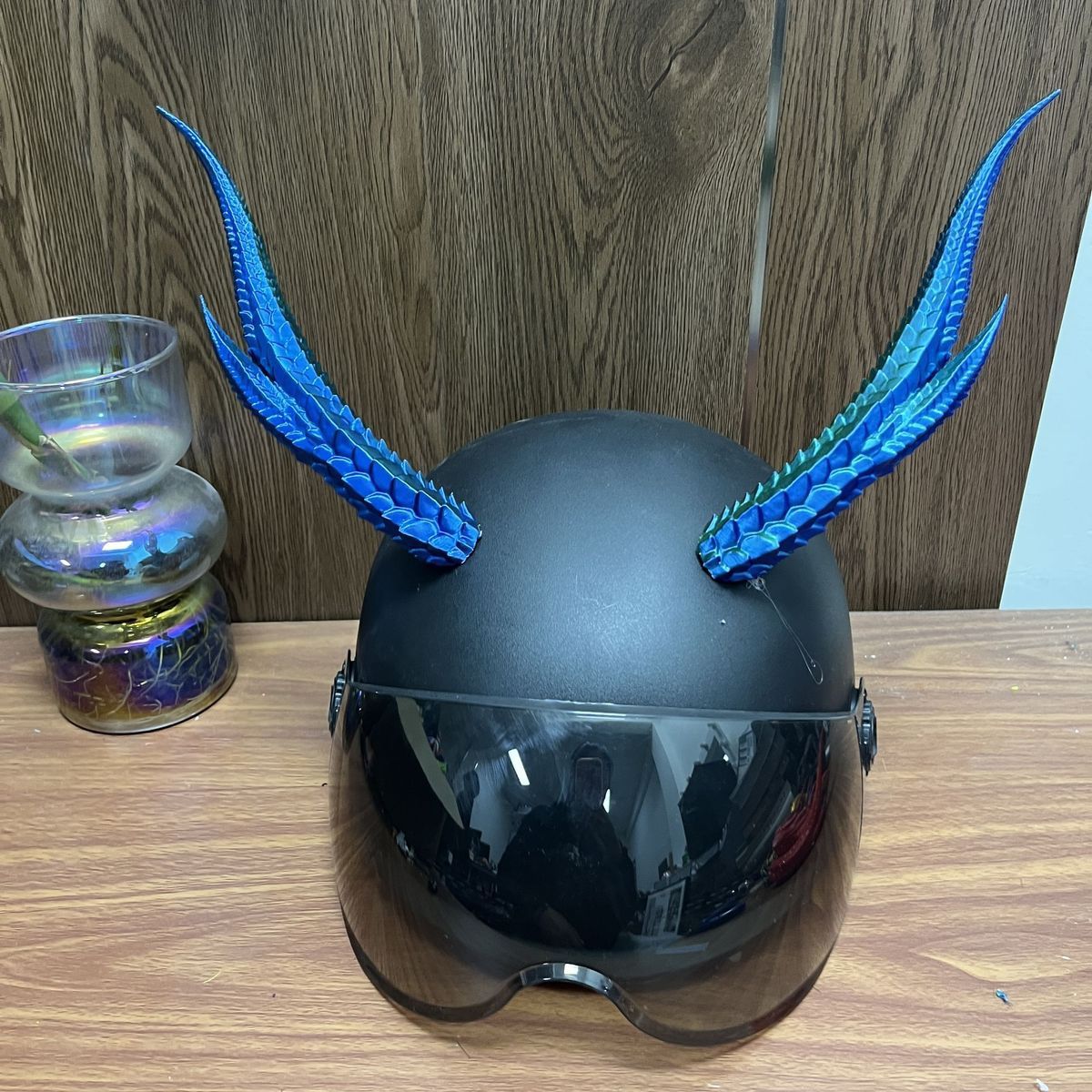 New Style Takeaway Rider Decorations Motorcycle Helmet Accessories Cool Helmet Horns Devil Dragon Horns 3D Ornaments