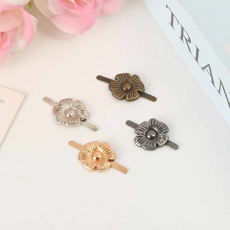 Hardware Shoe Buckle Accessories, Smooth Butterfly Buckle, Decorative Metal Buckle for Loafers, Flip-Flops, Sandals, Shoe Accessories Buckle