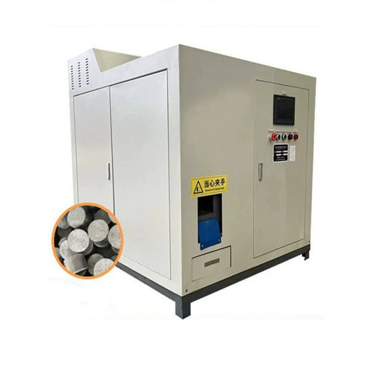 Máquina automática de tortas de virutas de metal de escoria de hierro, prensa de tortas de virutas de aluminio, prensa de tortas de espuma de hierro, prensa de briquetas de pasadores de chatarra